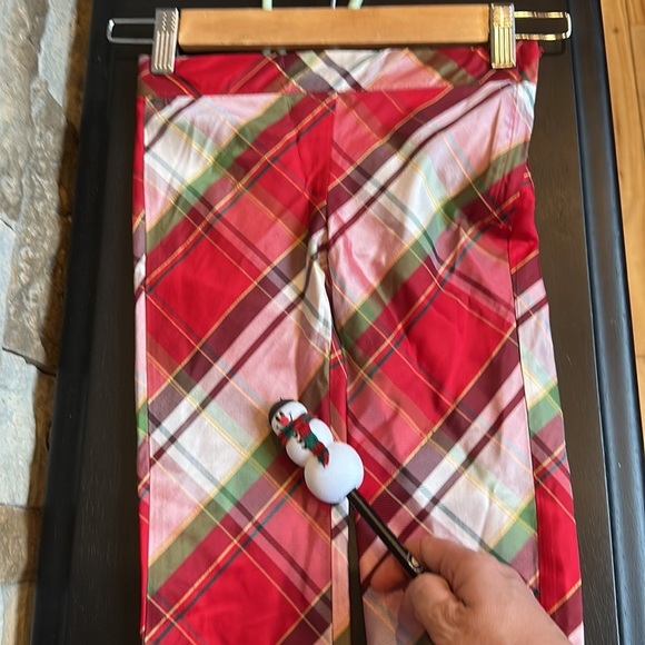 Janie and Jack Girl’s Silk Plaid Pant Size 5 - Picture 8 of 8